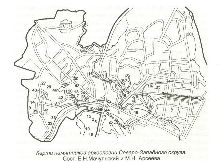 Ландшафтный парк митино карта